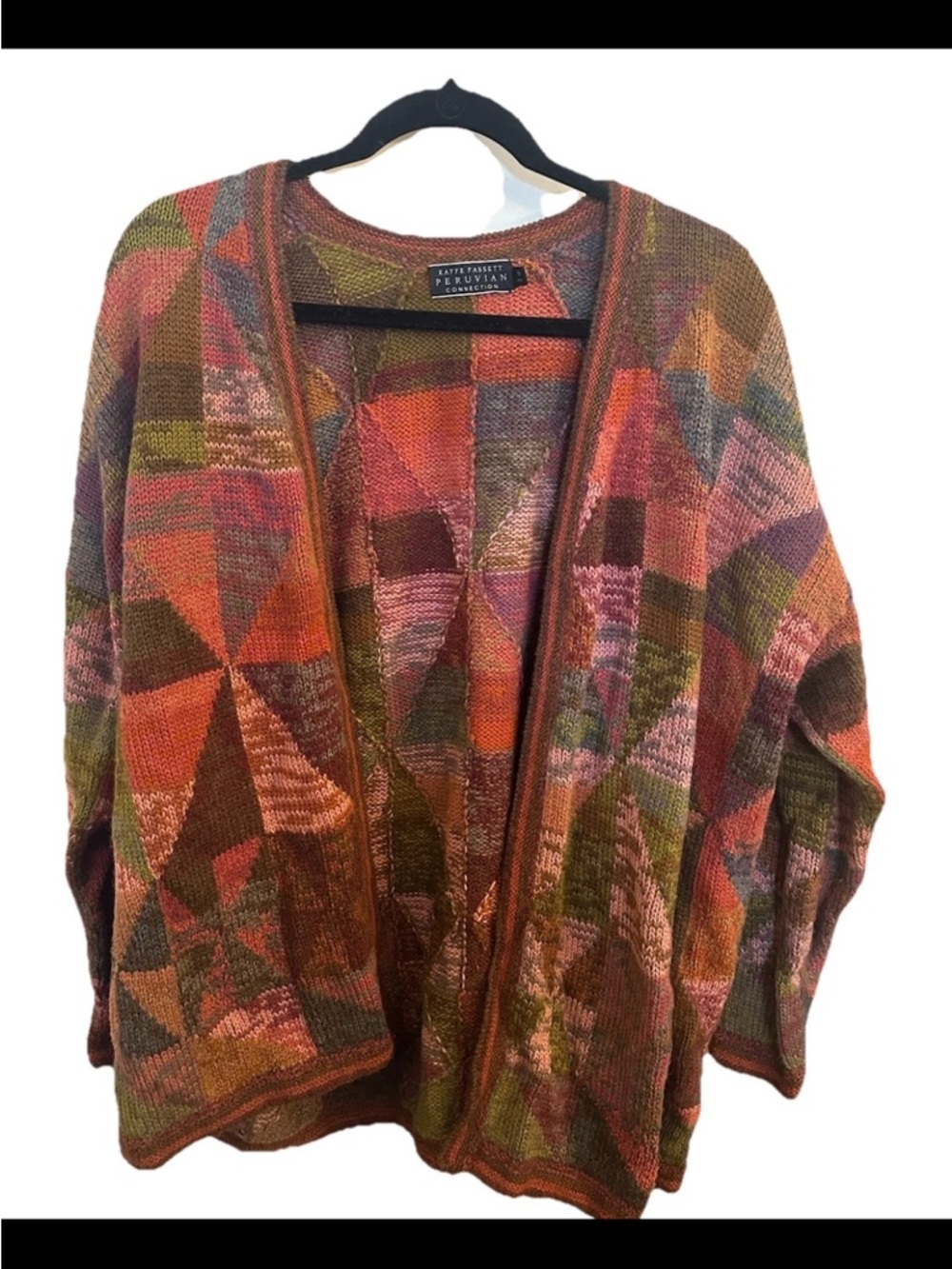 Kaffe Fassett Peruvian Connection Alpaca sweater Cardigan M